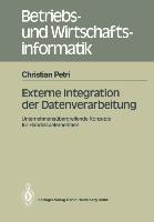 Vorderes Coverbild Externe Integration der Datenverarbeitung