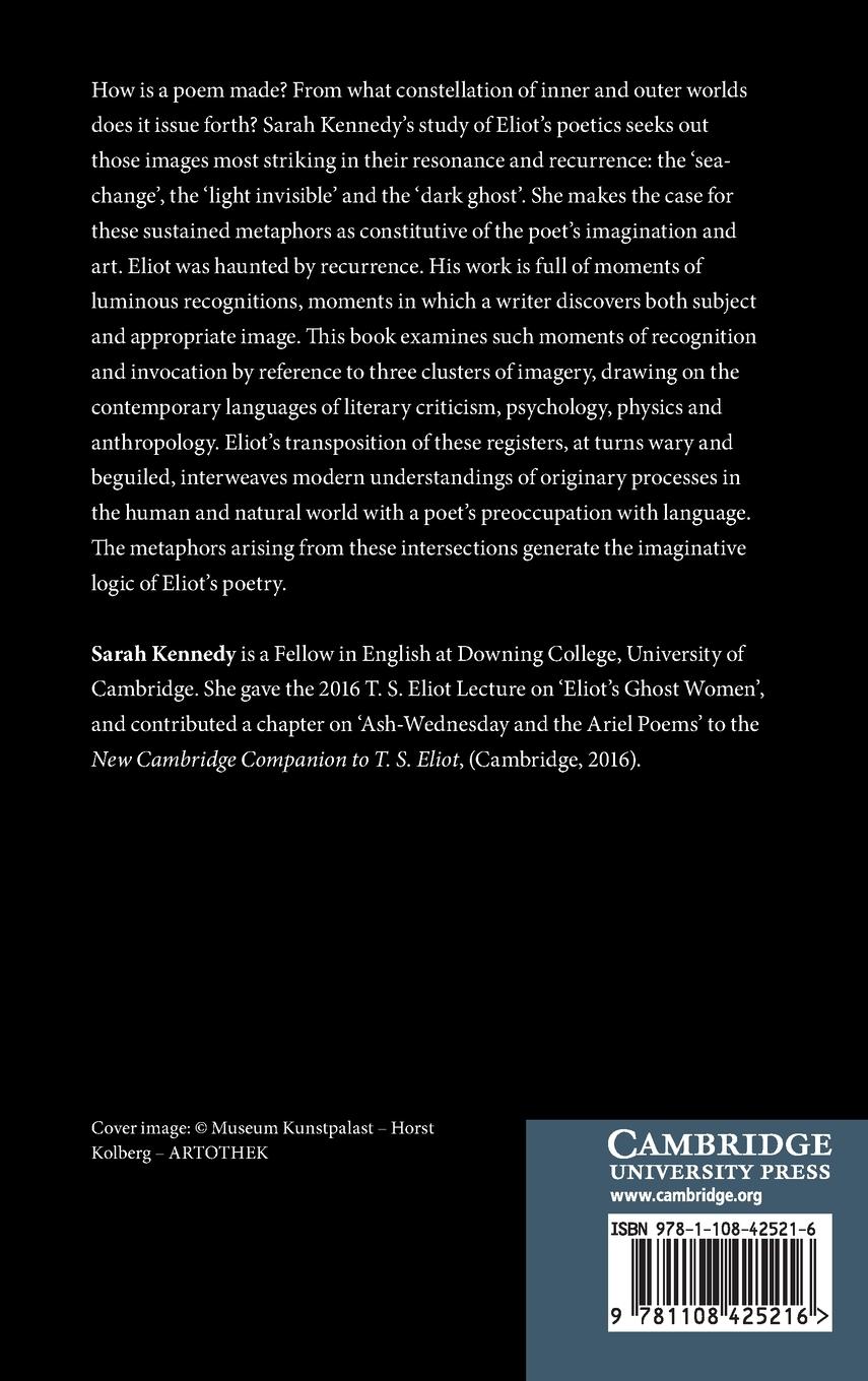 Rückseitencover T. S. Eliot and the Dynamic Imagination