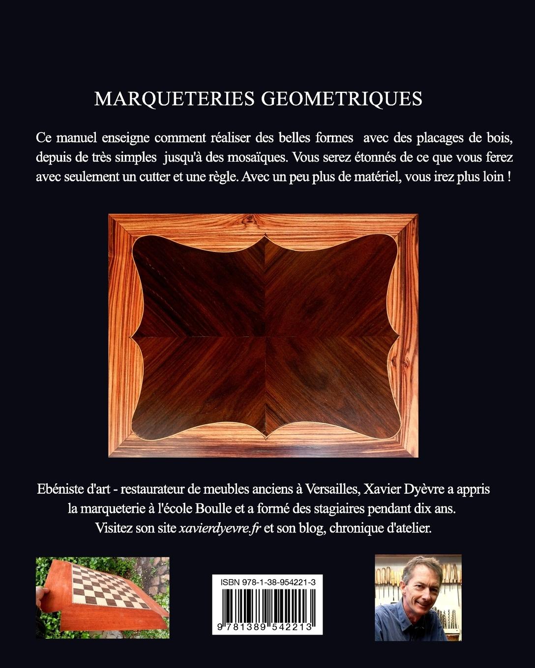 Rückseitencover MARQUETERIE GEOMETRIQUE