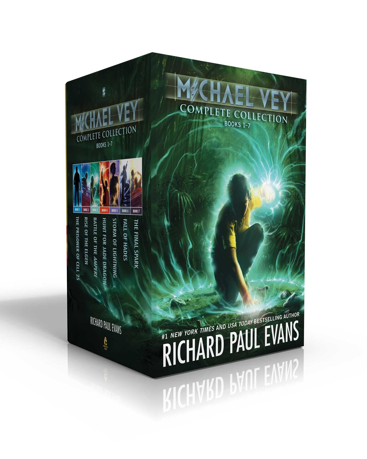 Vorderes Coverbild Michael Vey Complete Collection Books 1-7 (Boxed Set)