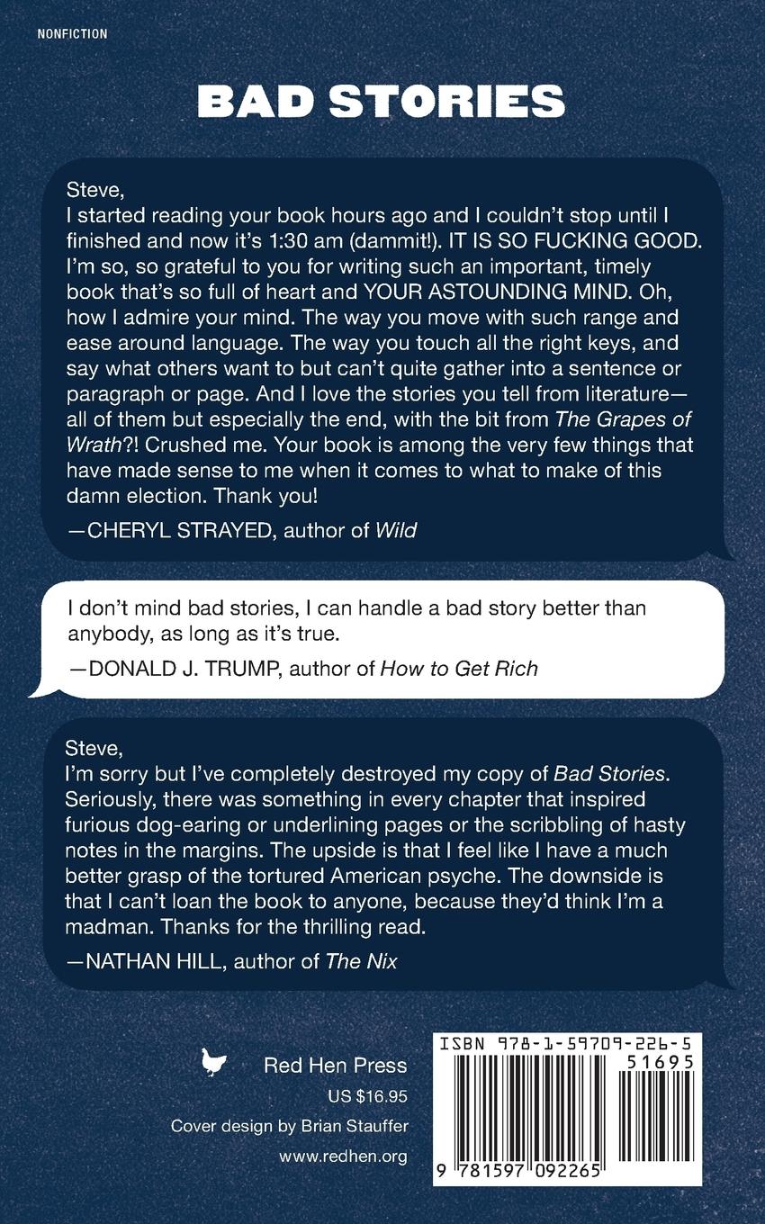 Rückseitencover Bad Stories