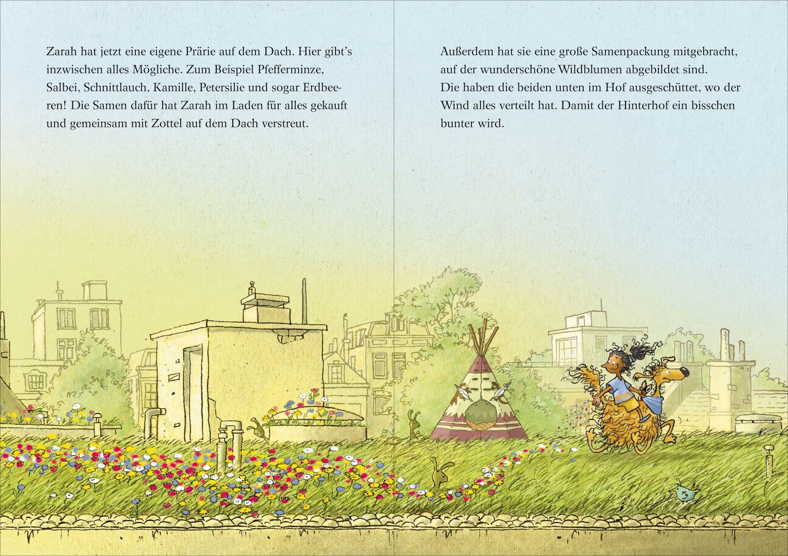 Beispielinhalt (Bild) Zarah und Zottel - Und das zerbrechliche Herz