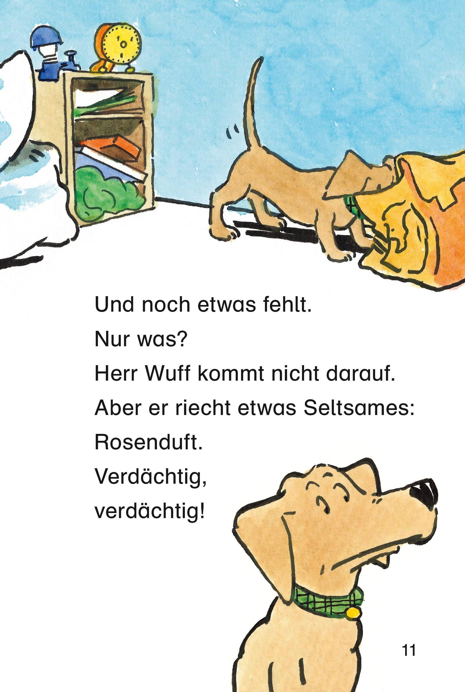 Beispielinhalt (Bild) Leseprofi - Ein Dackel auf heißer Spur, 1. Klasse