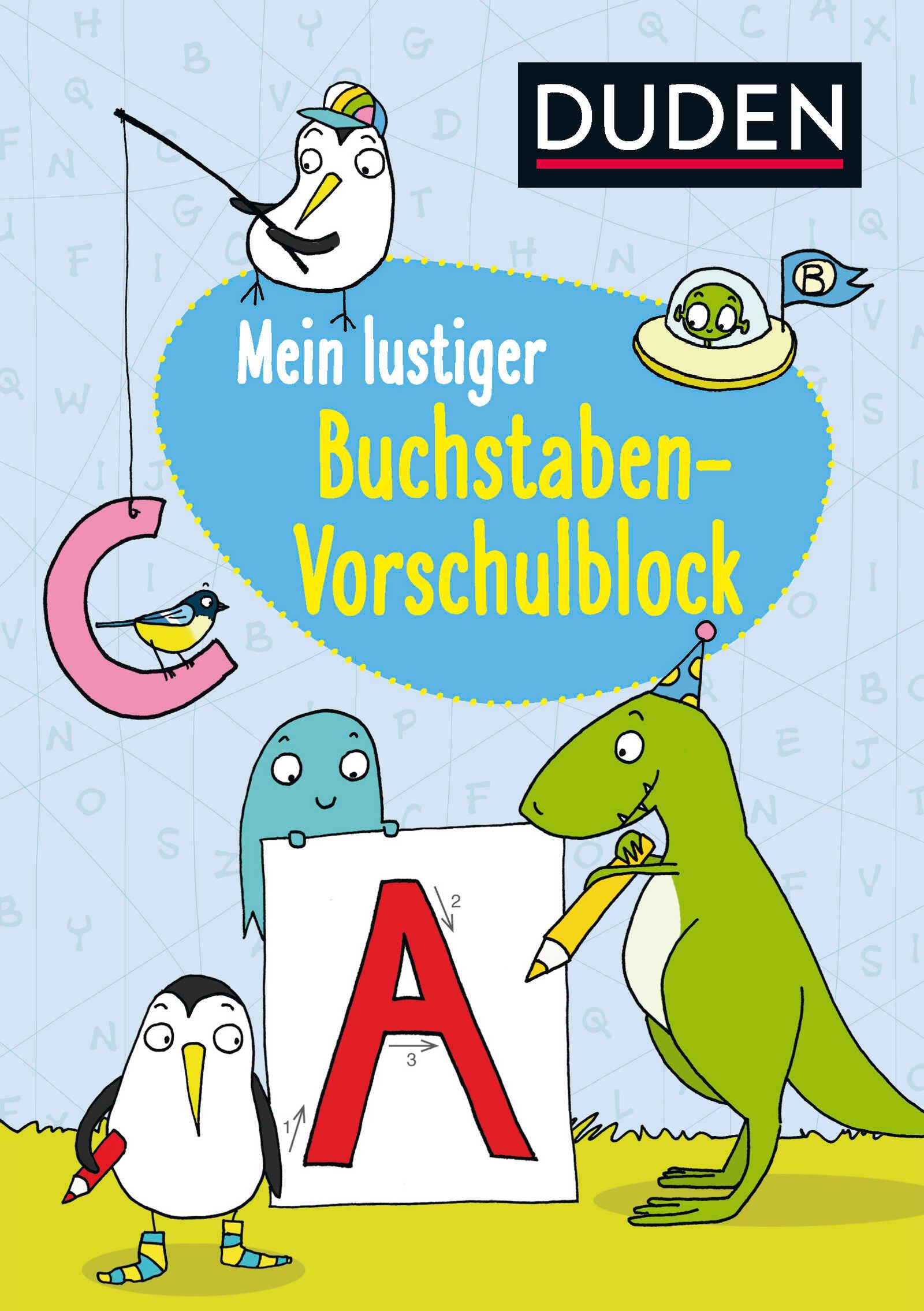 Vorderes Coverbild Mein lustiger Buchstaben-Vorschulblock