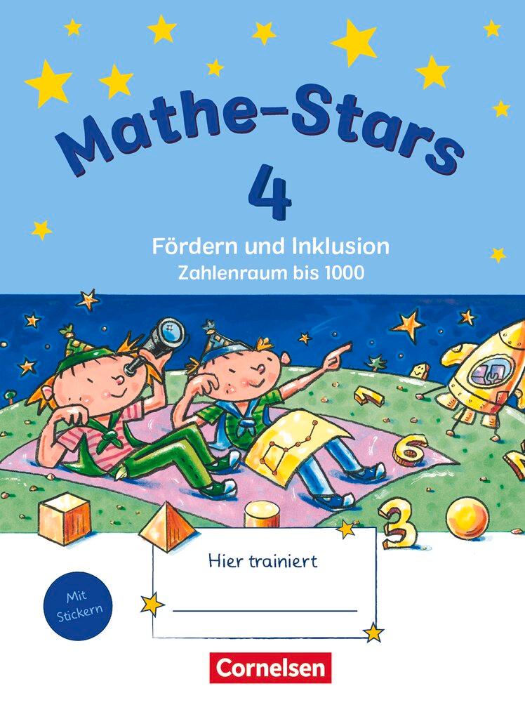 Vorderes Coverbild Mathe-Stars - Fördern und Inklusion 4. Schuljahr - Übungsheft