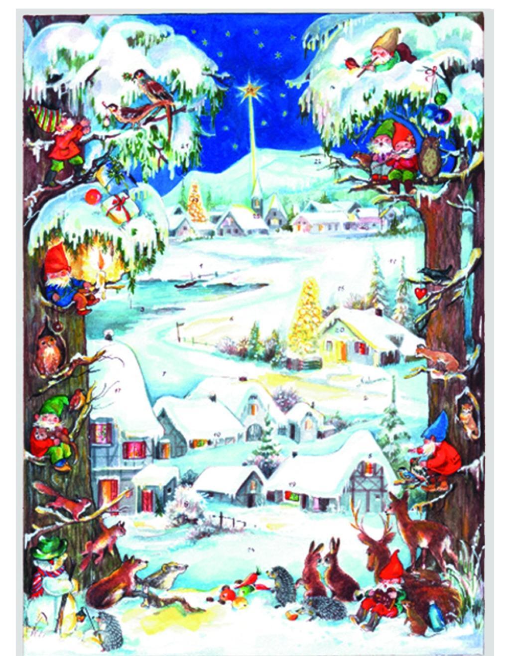 Vorderes Coverbild Adventskalender "Zwergenweihnacht"
