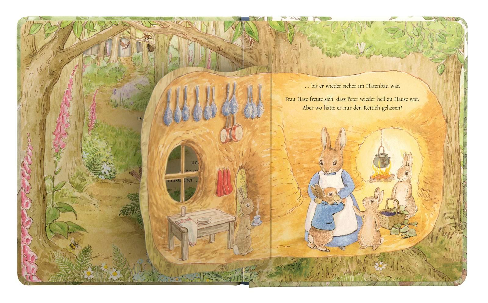 Beispielinhalt (Bild) Peter Hase Ein Guckloch-Abenteuer