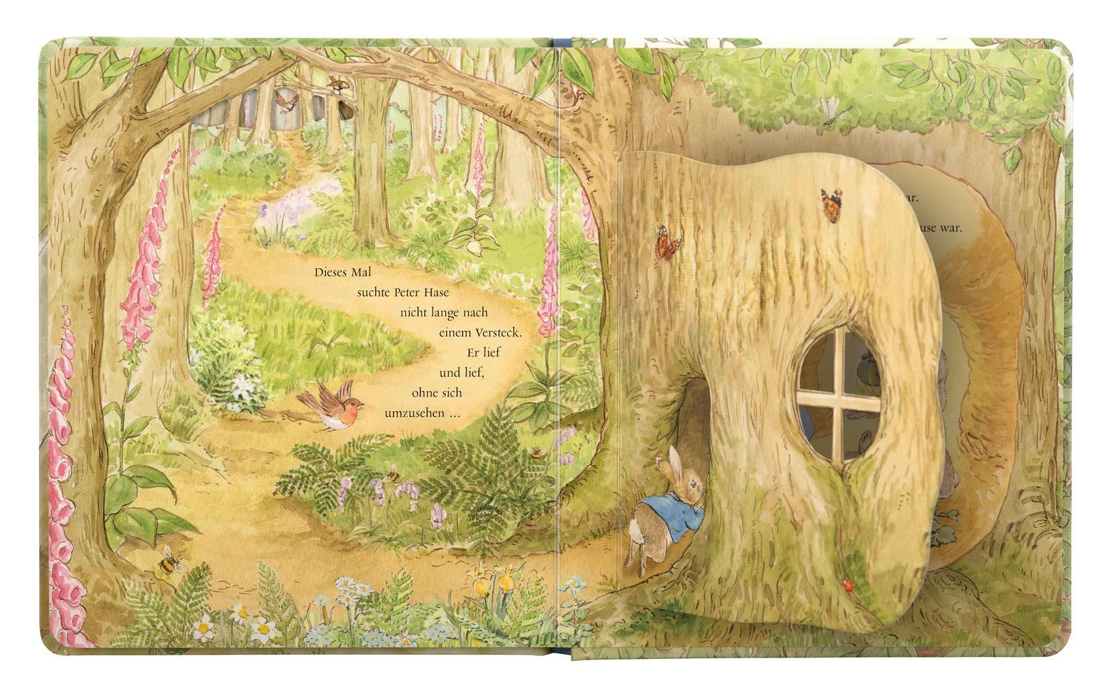 Beispielinhalt (Bild) Peter Hase Ein Guckloch-Abenteuer