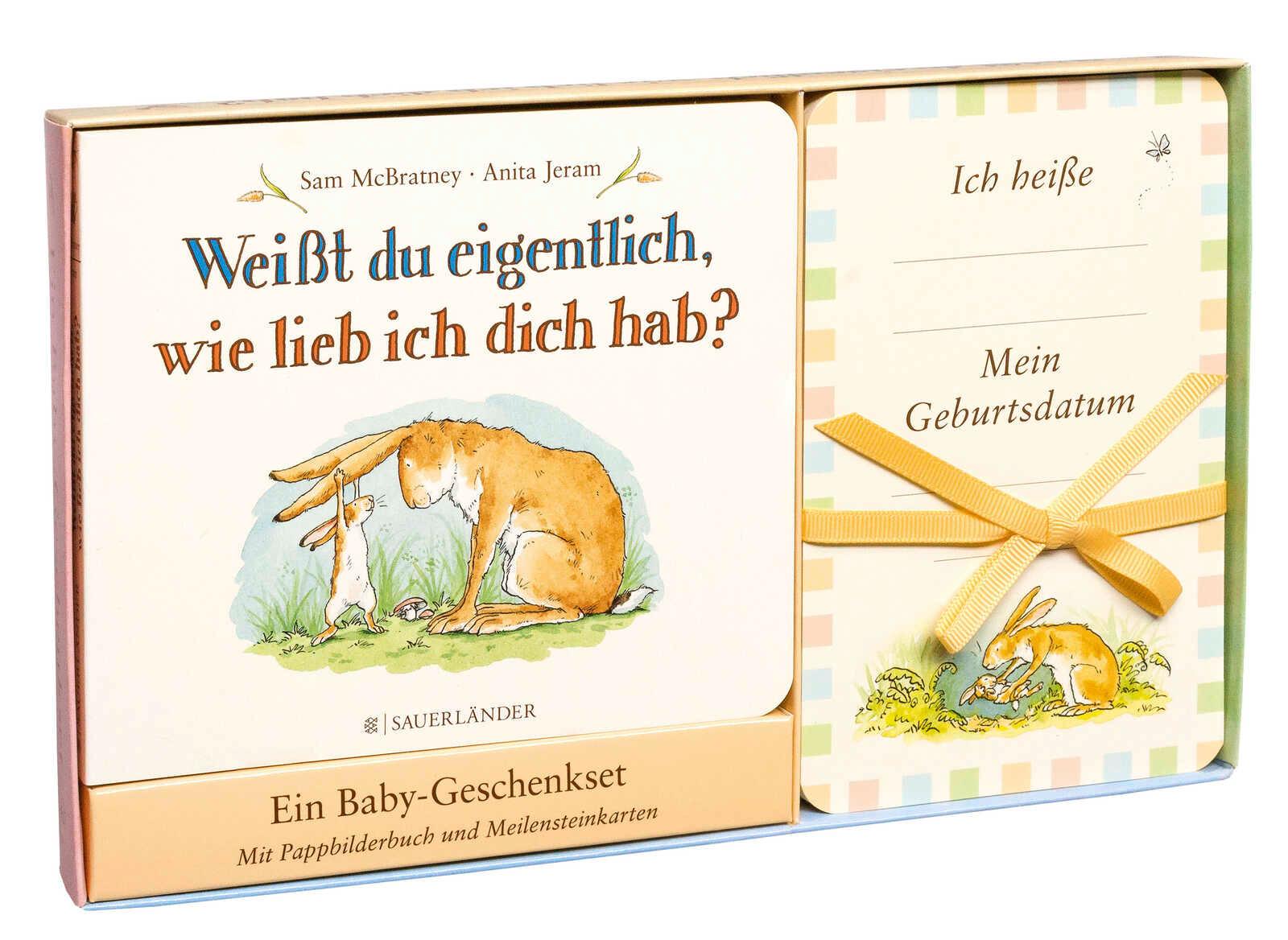 Vorderes Coverbild Weißt du eigentlich, wie lieb ich dich hab? Baby-Geschenkset