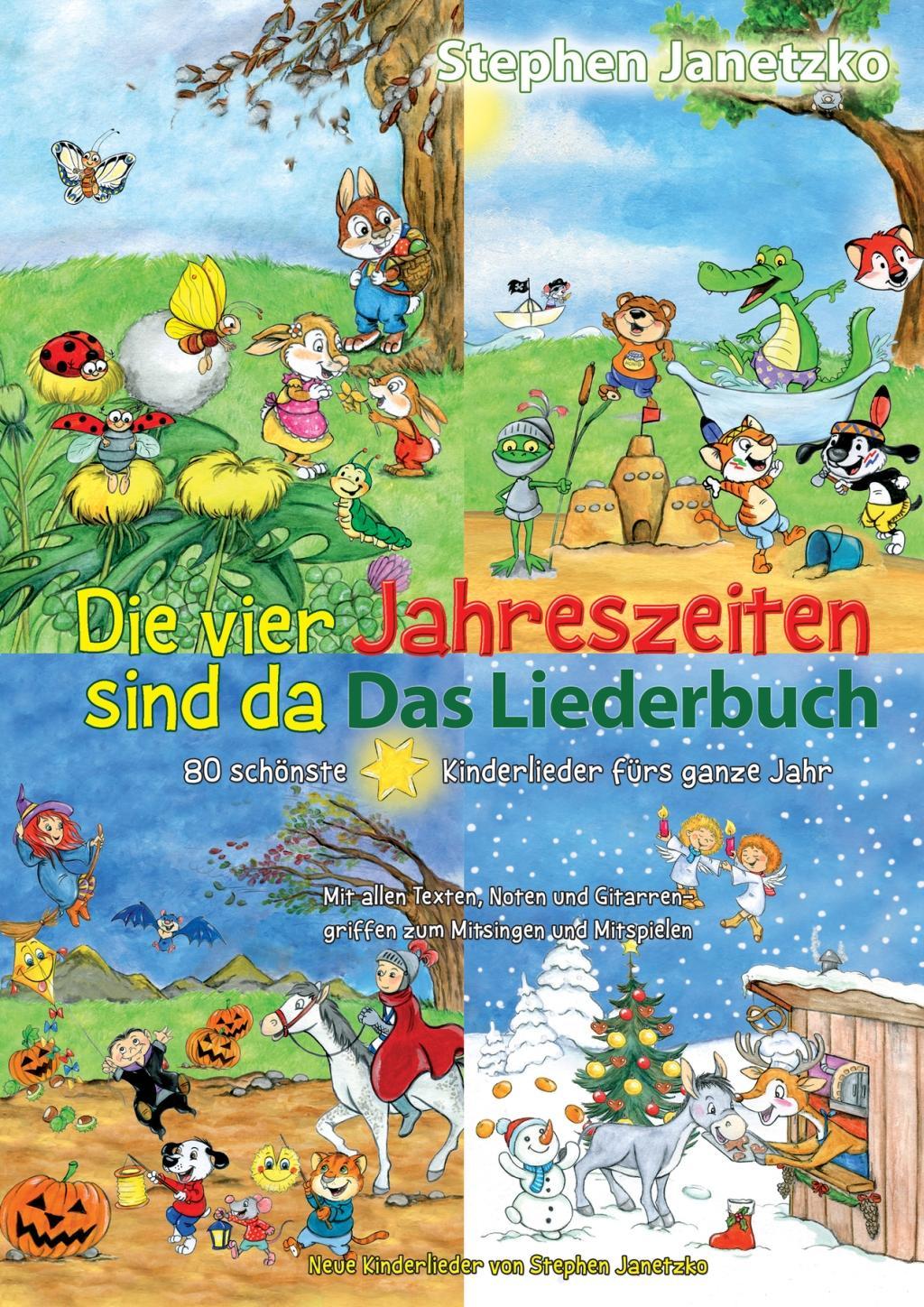 Vorderes Coverbild Die vier Jahreszeiten sind da - 80 schönste Kinderlieder fürs ganze Jahr