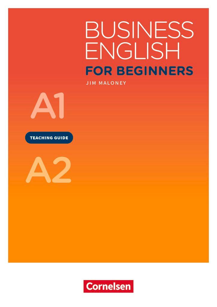 Vorderes Coverbild Business English for Beginners A1/A2 - Teaching Guide