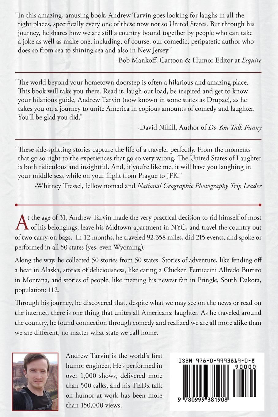 Rückseitencover The United States of Laughter