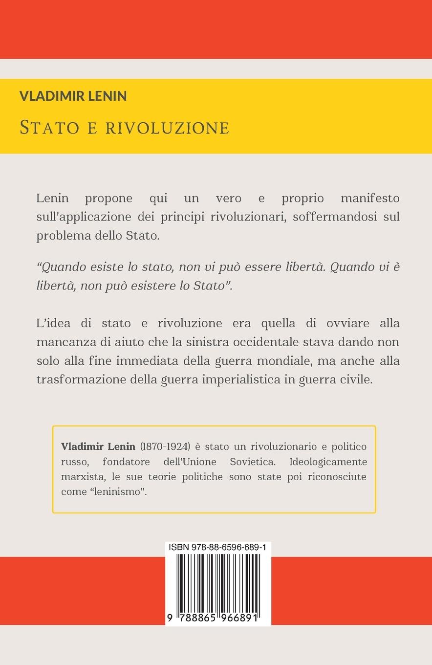 Rückseitencover STATO E RIVOLUZIONE