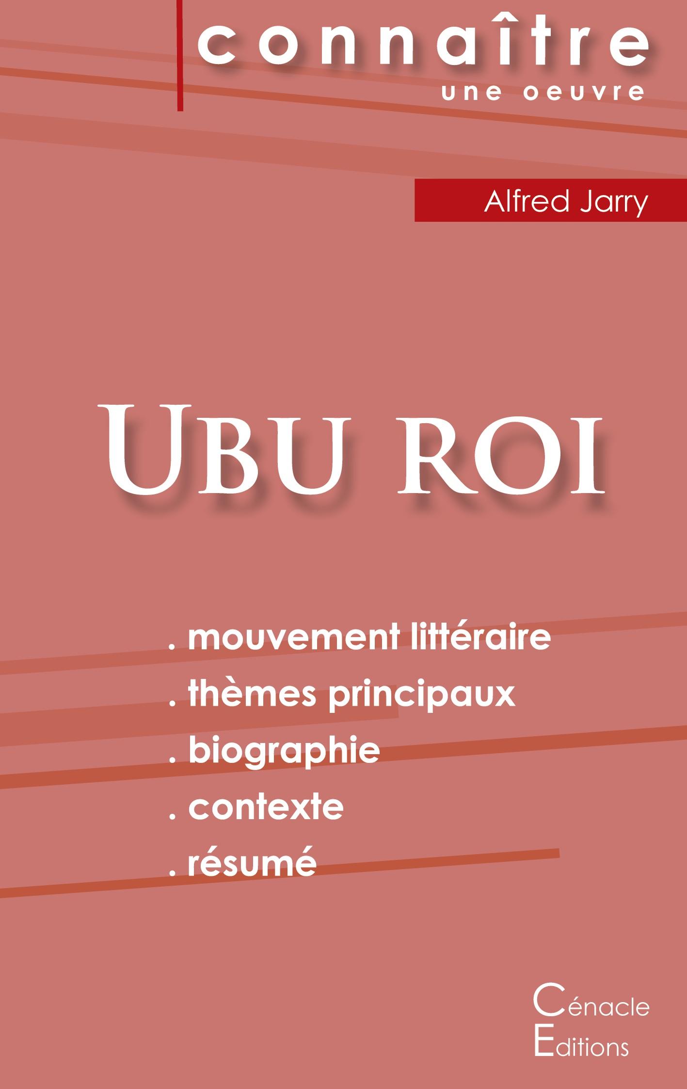 Vorderes Coverbild Fiche de lecture Ubu roi de Alfred Jarry (Analyse littéraire de référence et résumé complet)