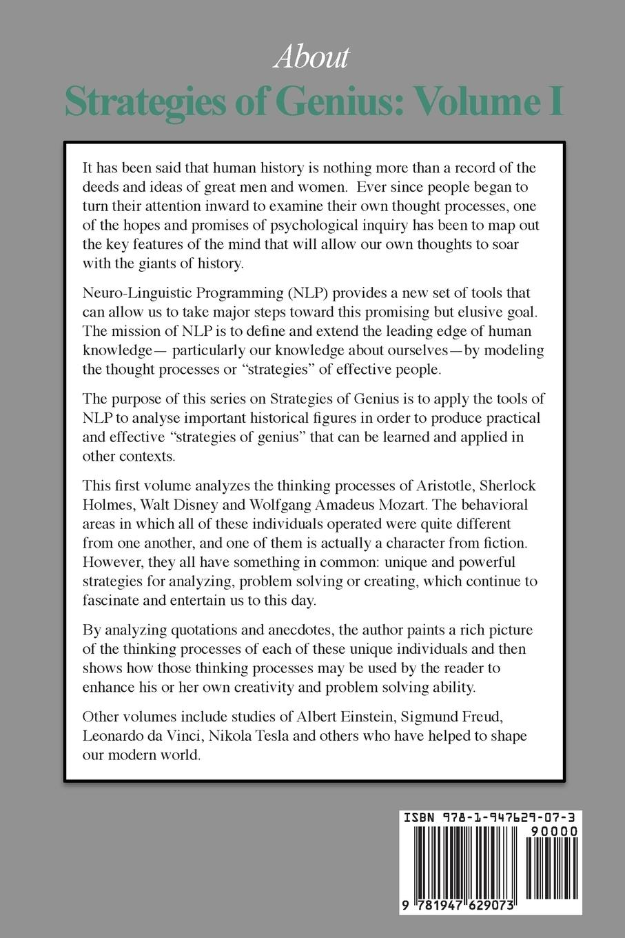 Rückseitencover Strategies of Genius