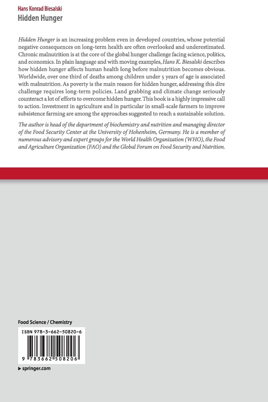 Rückseitencover Hidden Hunger