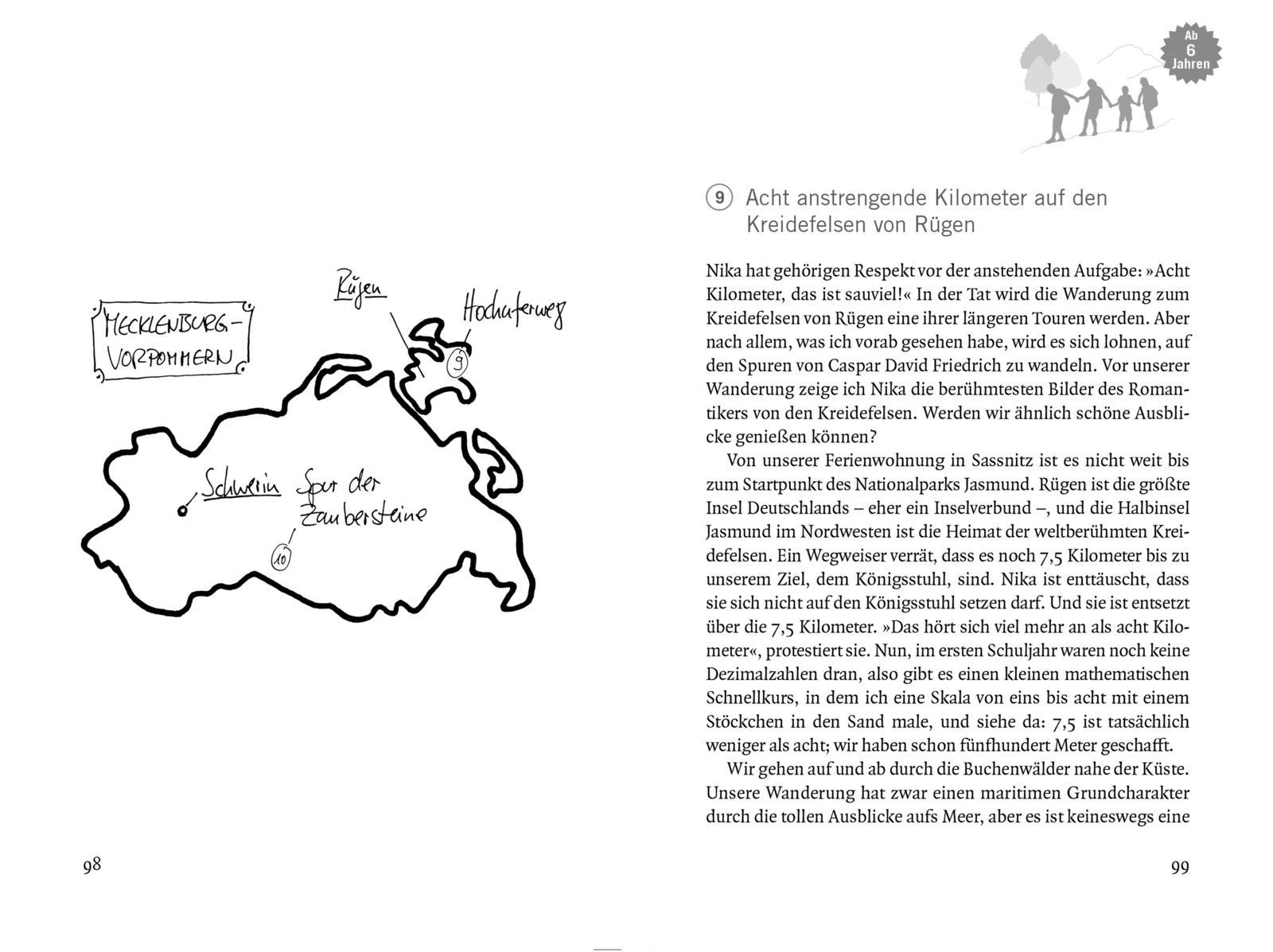 Beispielinhalt (Bild) Mit Kindern wandern