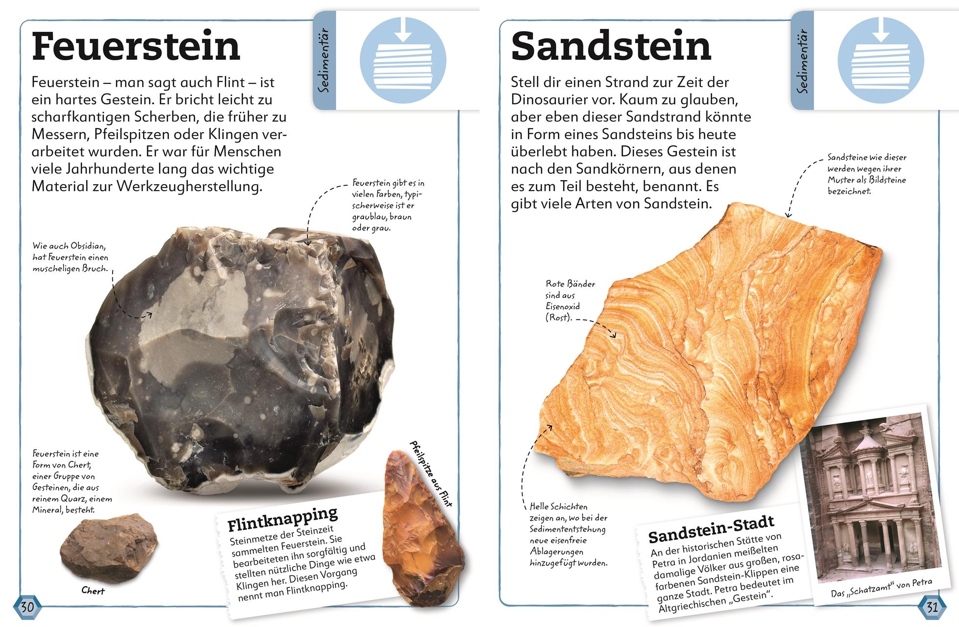 Beispielinhalt (Bild) Steine und Mineralien