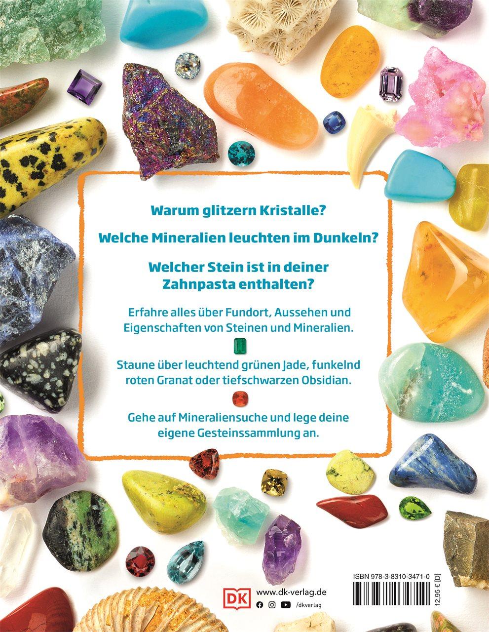 Rückseitencover Steine und Mineralien
