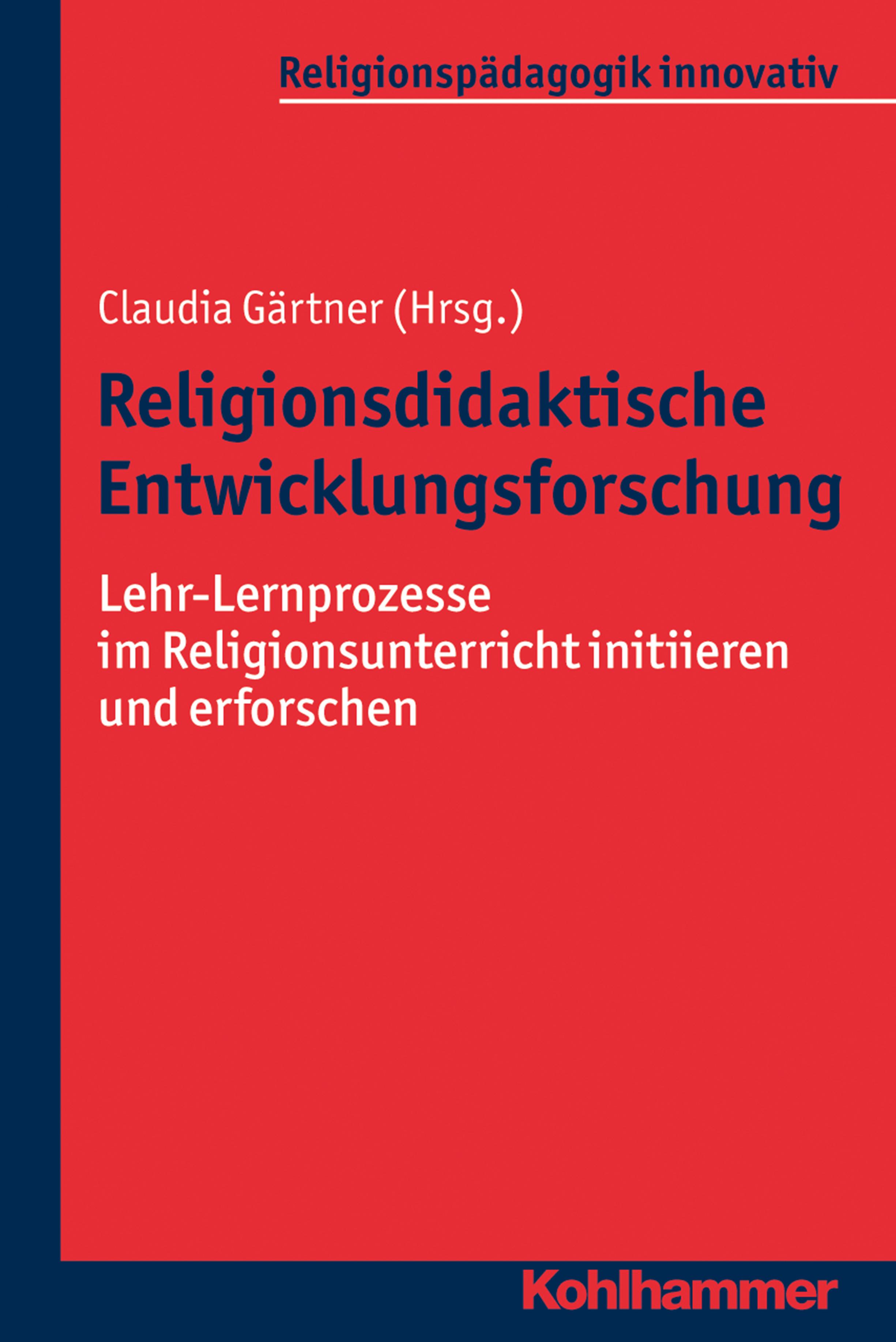 Vorderes Coverbild Religionsdidaktische Entwicklungsforschung
