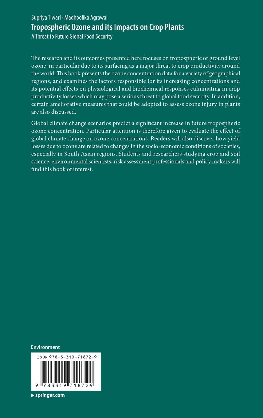 Rückseitencover Tropospheric Ozone and its Impacts on Crop Plants