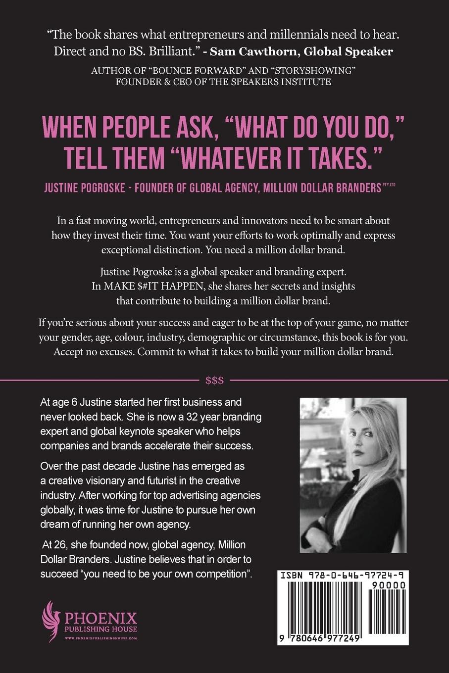 Rückseitencover MAKE $#IT HAPPEN