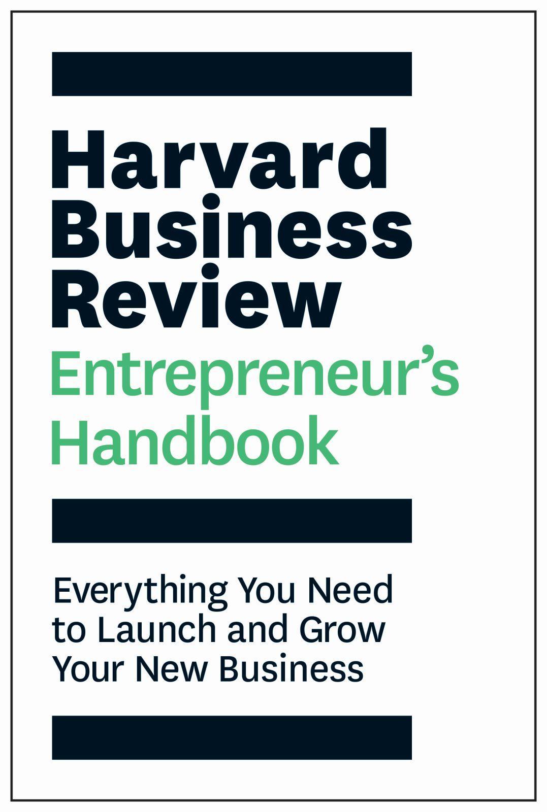 Vorderes Coverbild Harvard Business Review Entrepreneur's Handbook