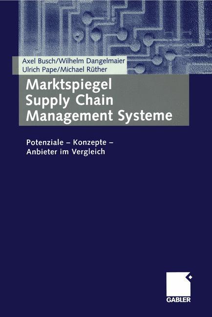 Vorderes Coverbild Marktspiegel Supply Chain Management Systeme