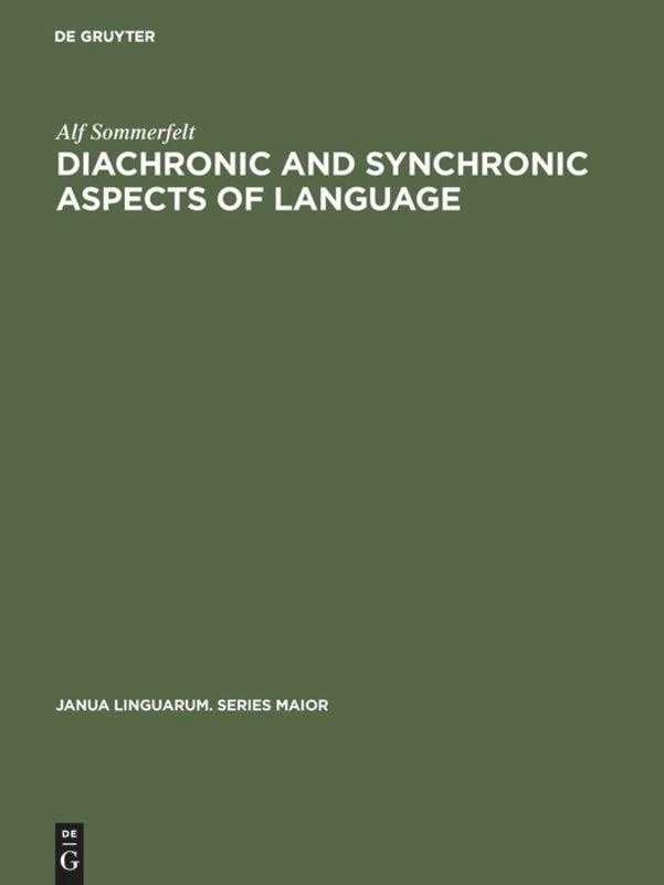 Vorderes Coverbild Diachronic and Synchronic Aspects of Language