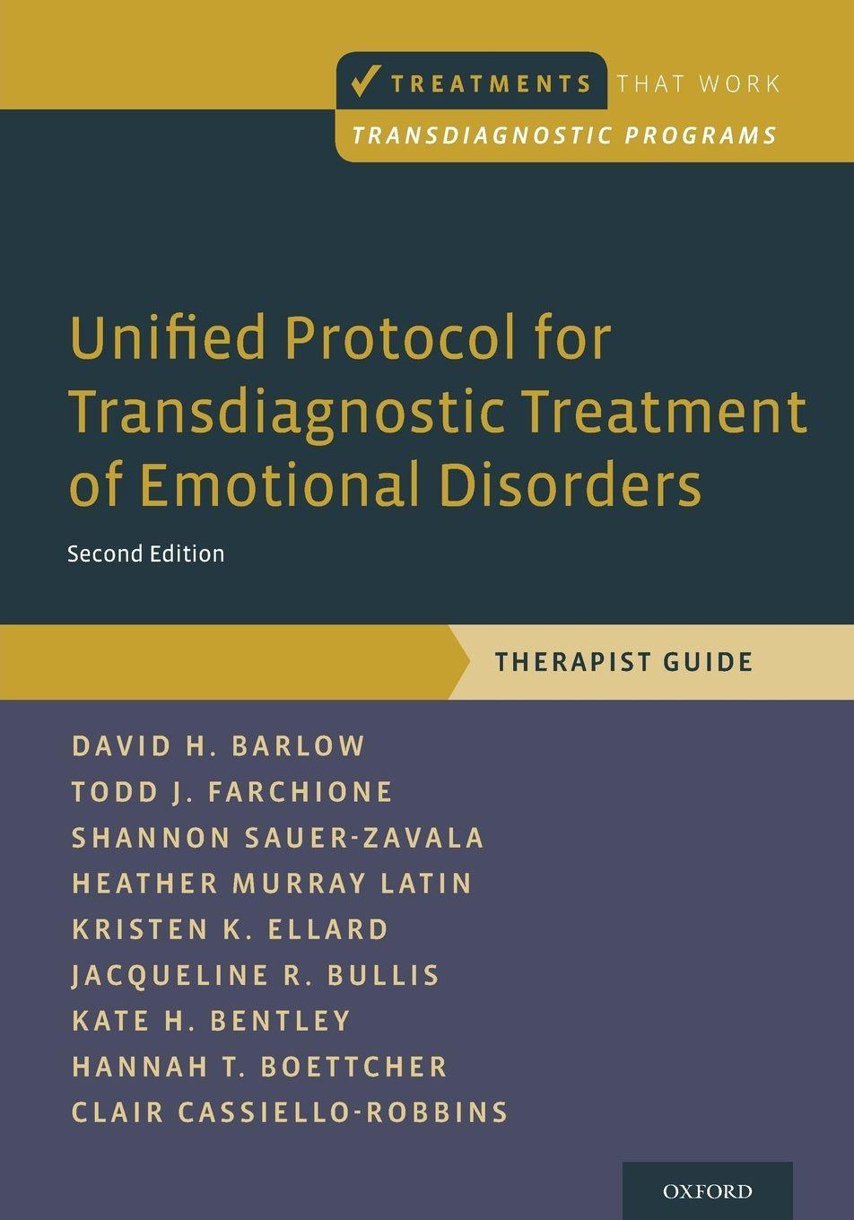 Vorderes Coverbild Unified Protocol for Transdiagnostic Treatment of Emotional Disorders