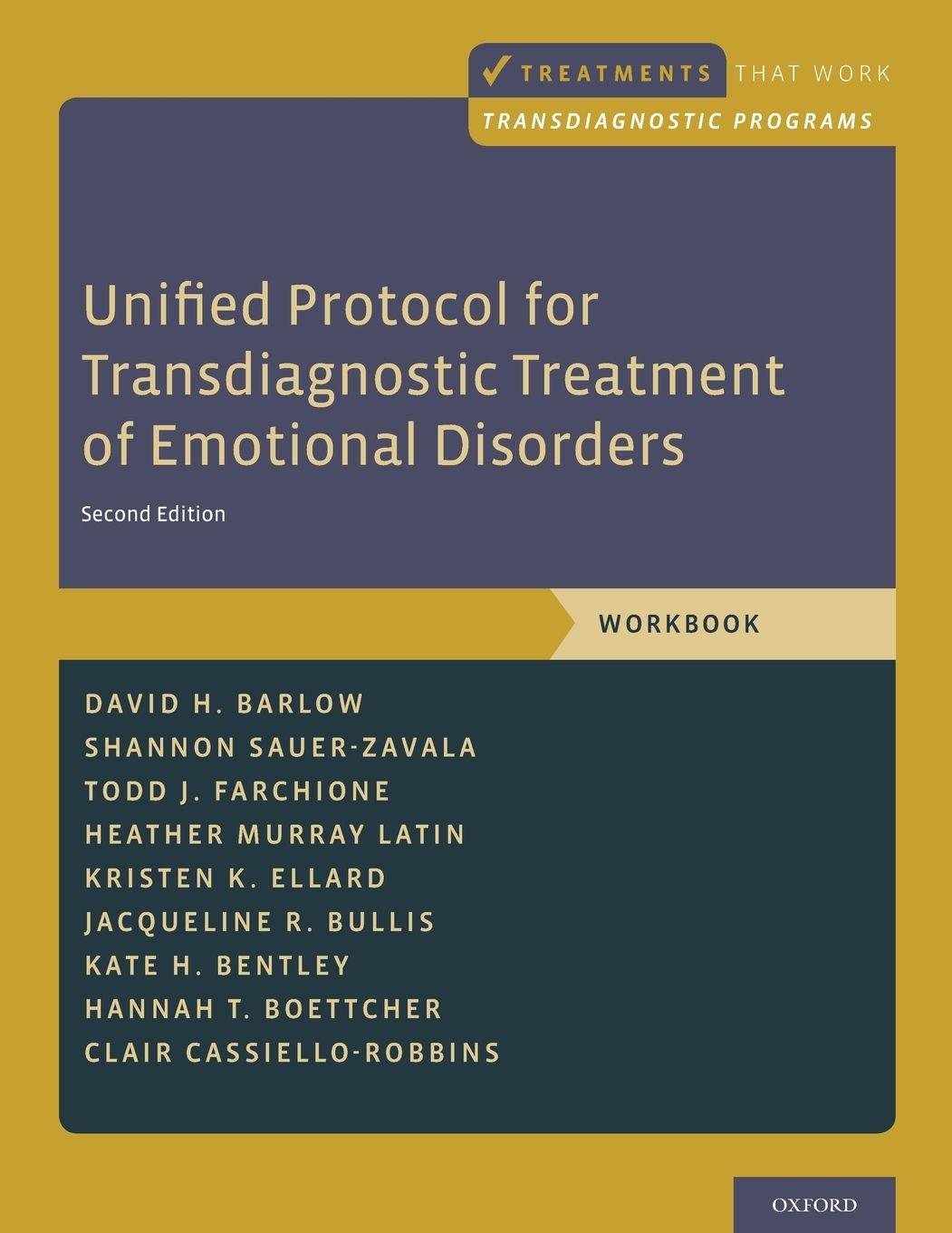 Vorderes Coverbild Unified Protocol for Transdiagnostic Treatment of Emotional Disorders