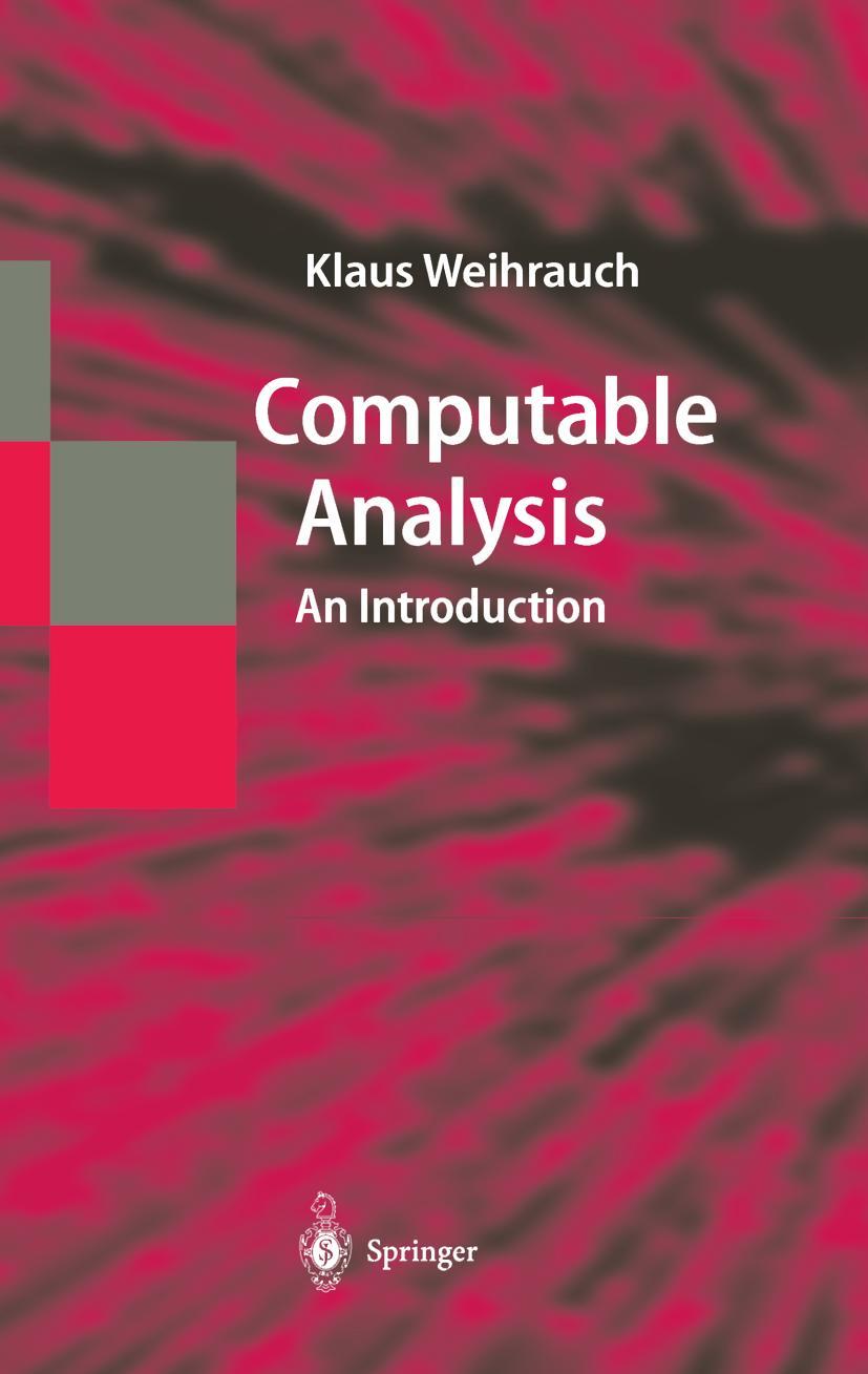 Vorderes Coverbild Computable Analysis