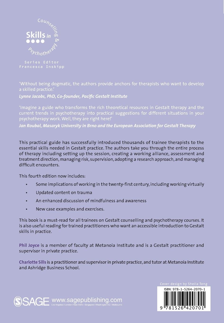 Rückseitencover Skills in Gestalt Counselling & Psychotherapy