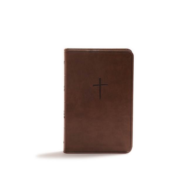 Vorderes Coverbild CSB Compact Bible, Value Edition, Brown Leathertouch