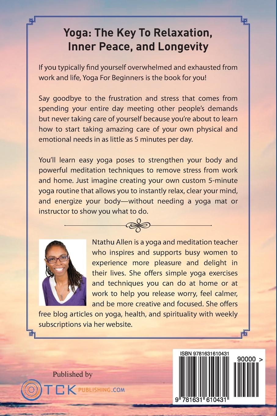 Rückseitencover Yoga for Beginners