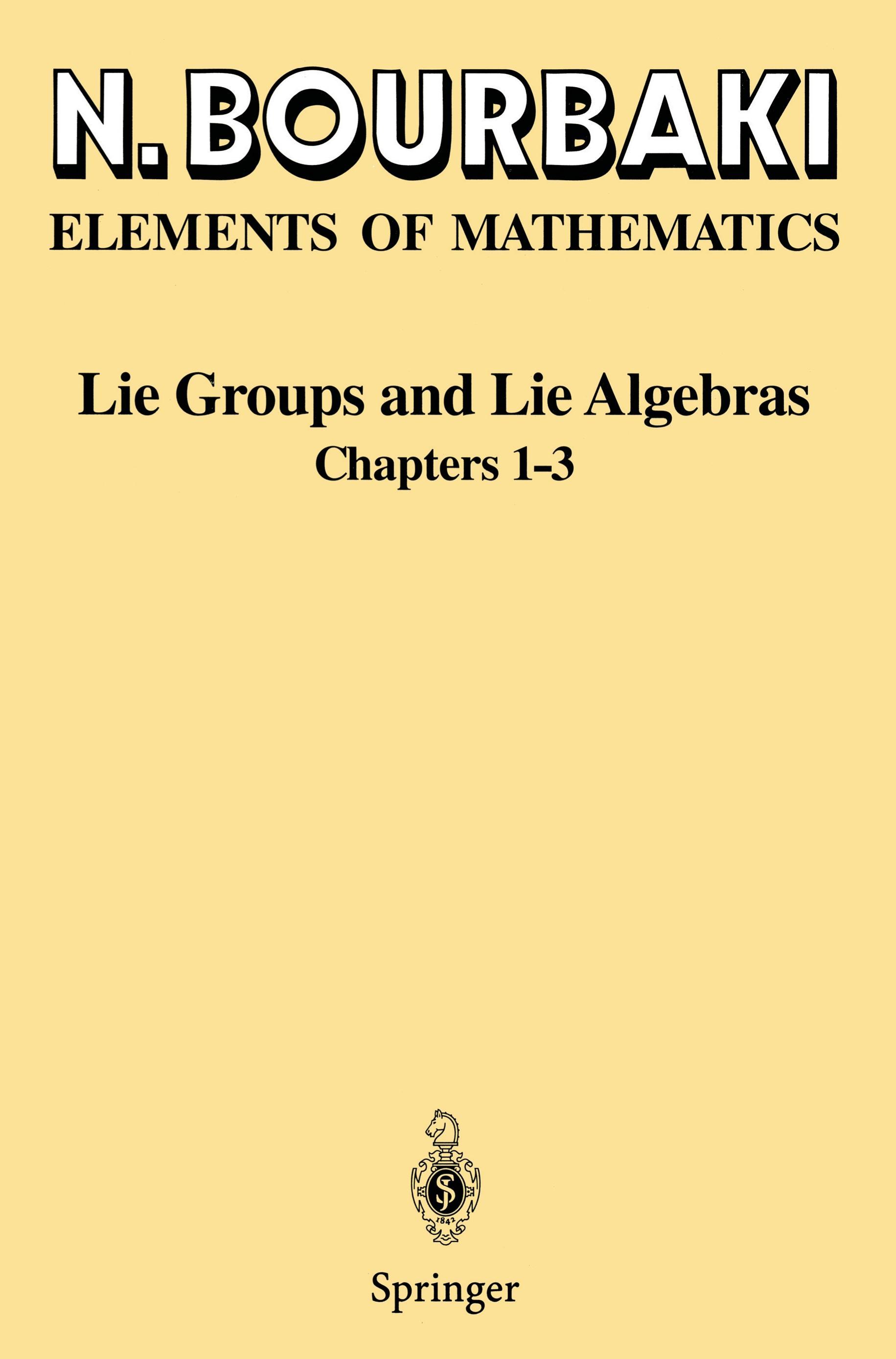 Vorderes Coverbild Lie Groups and Lie Algebras