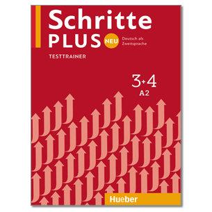 Vorderes Coverbild Schritte plus Neu 3+4 A2 Testtrainer mit Audio-CD