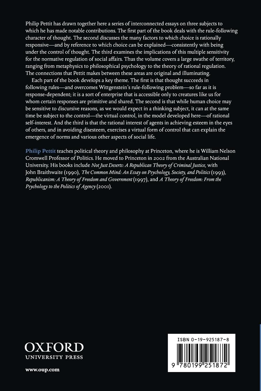 Rückseitencover Rules, Reasons, and Norms