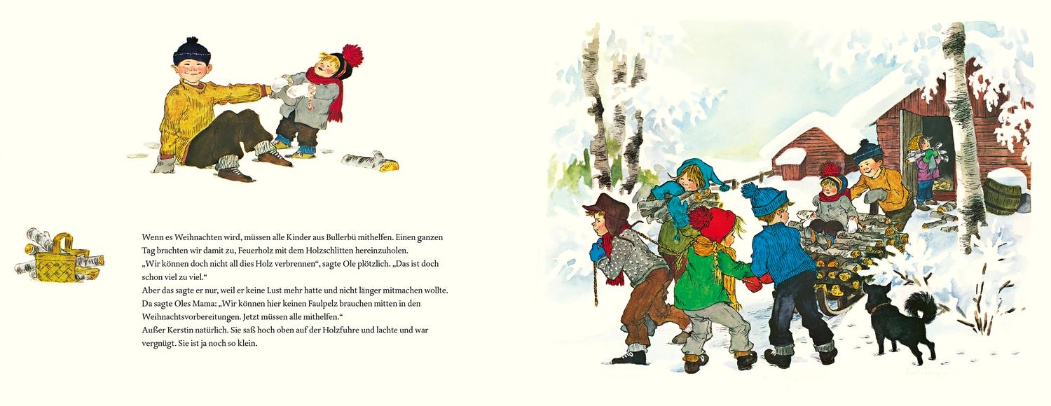 Beispielinhalt (Bild) Weihnachten in Bullerbü