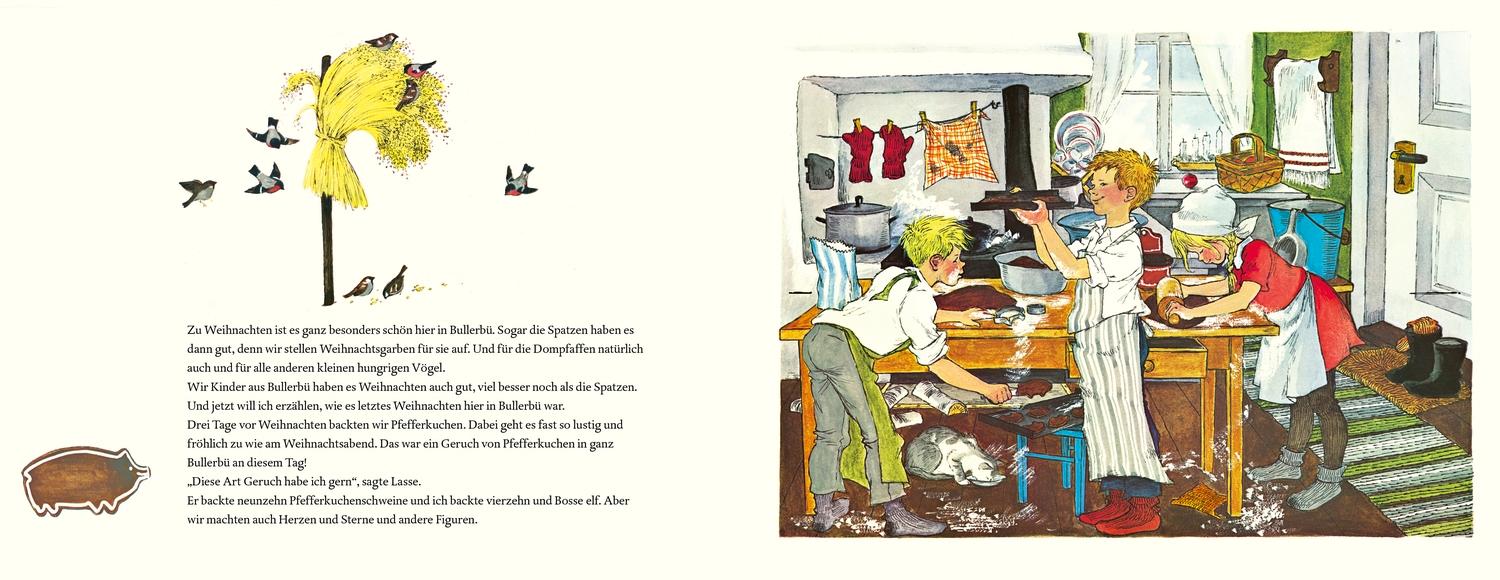 Beispielinhalt (Bild) Weihnachten in Bullerbü