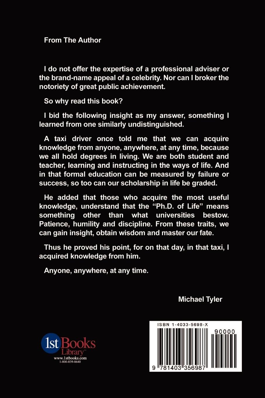 Rückseitencover Water For The Soul