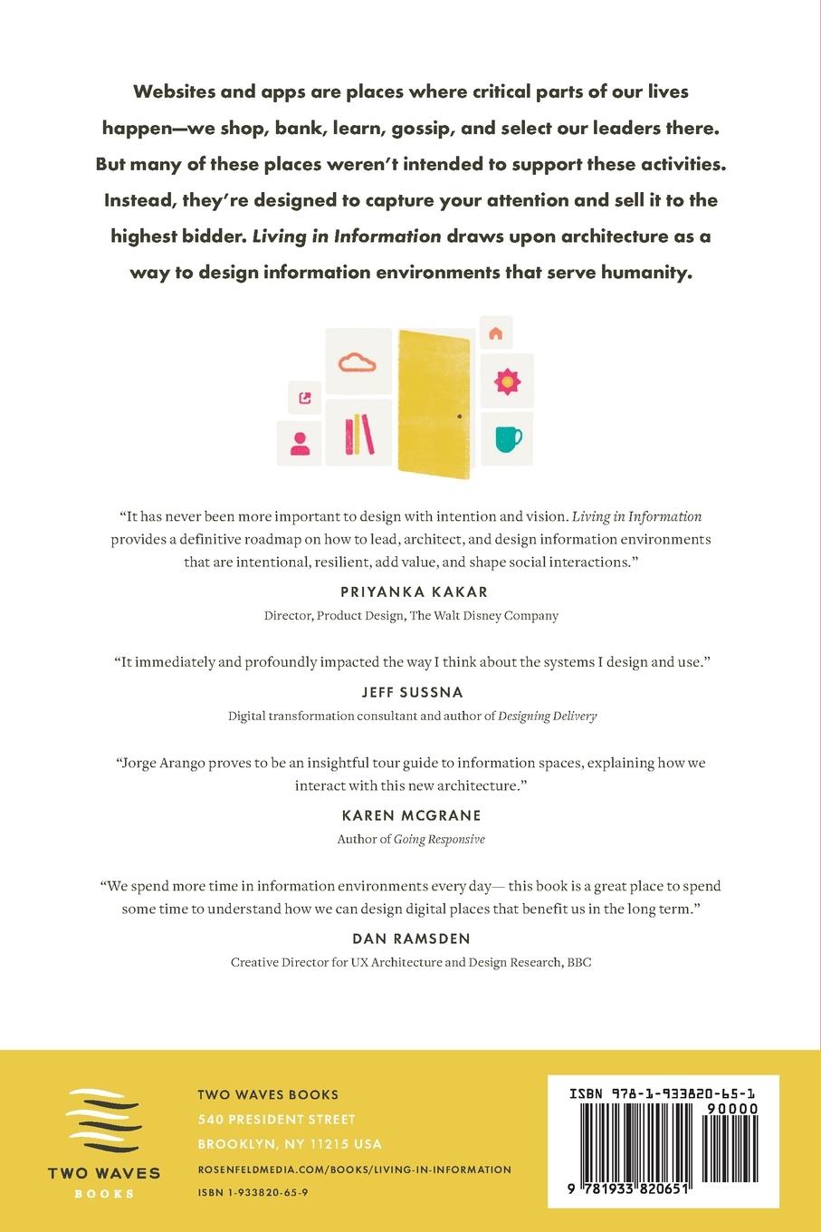 Rückseitencover Living In Information