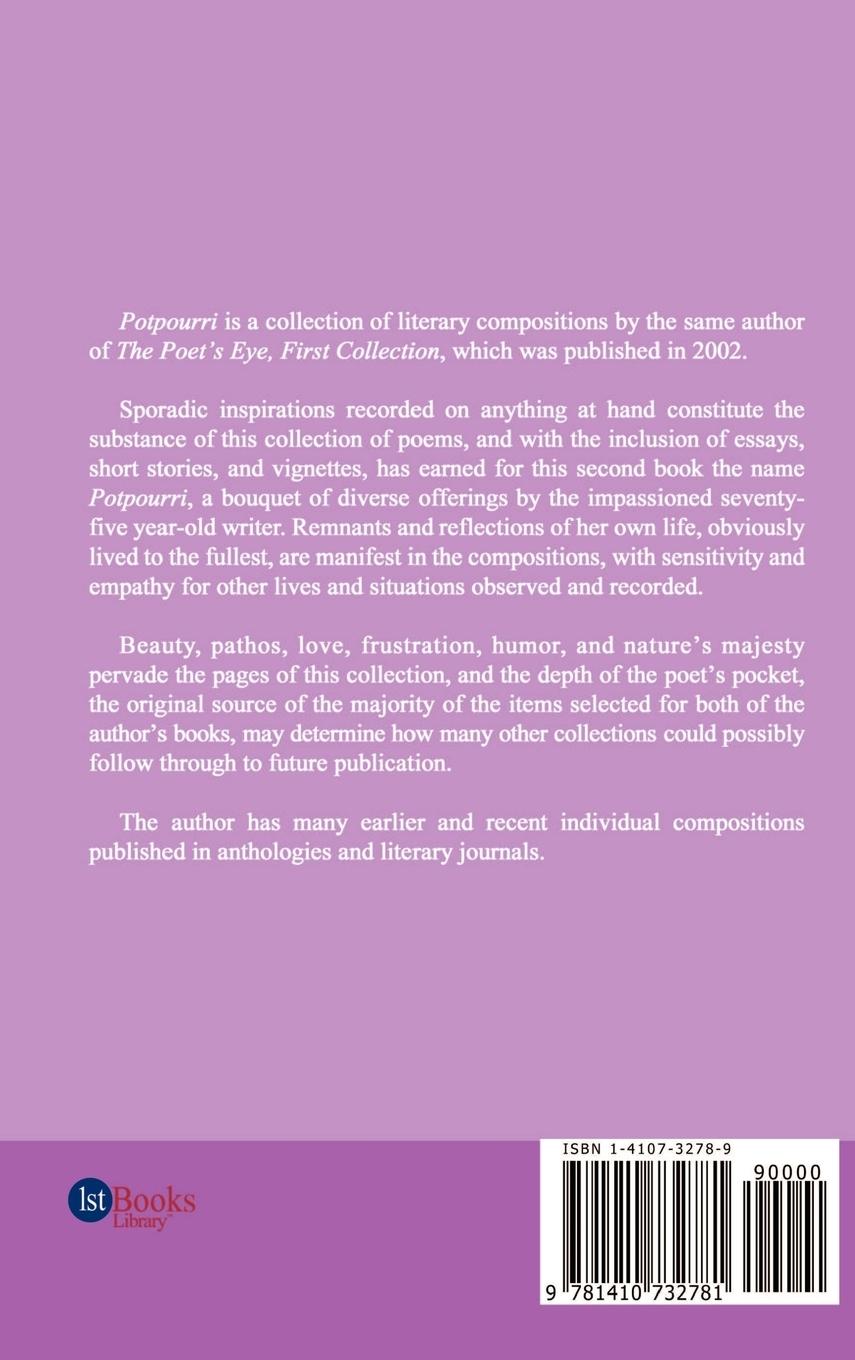 Rückseitencover POTPOURRI