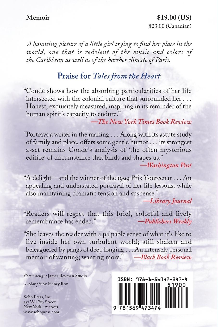 Rückseitencover Tales from the Heart