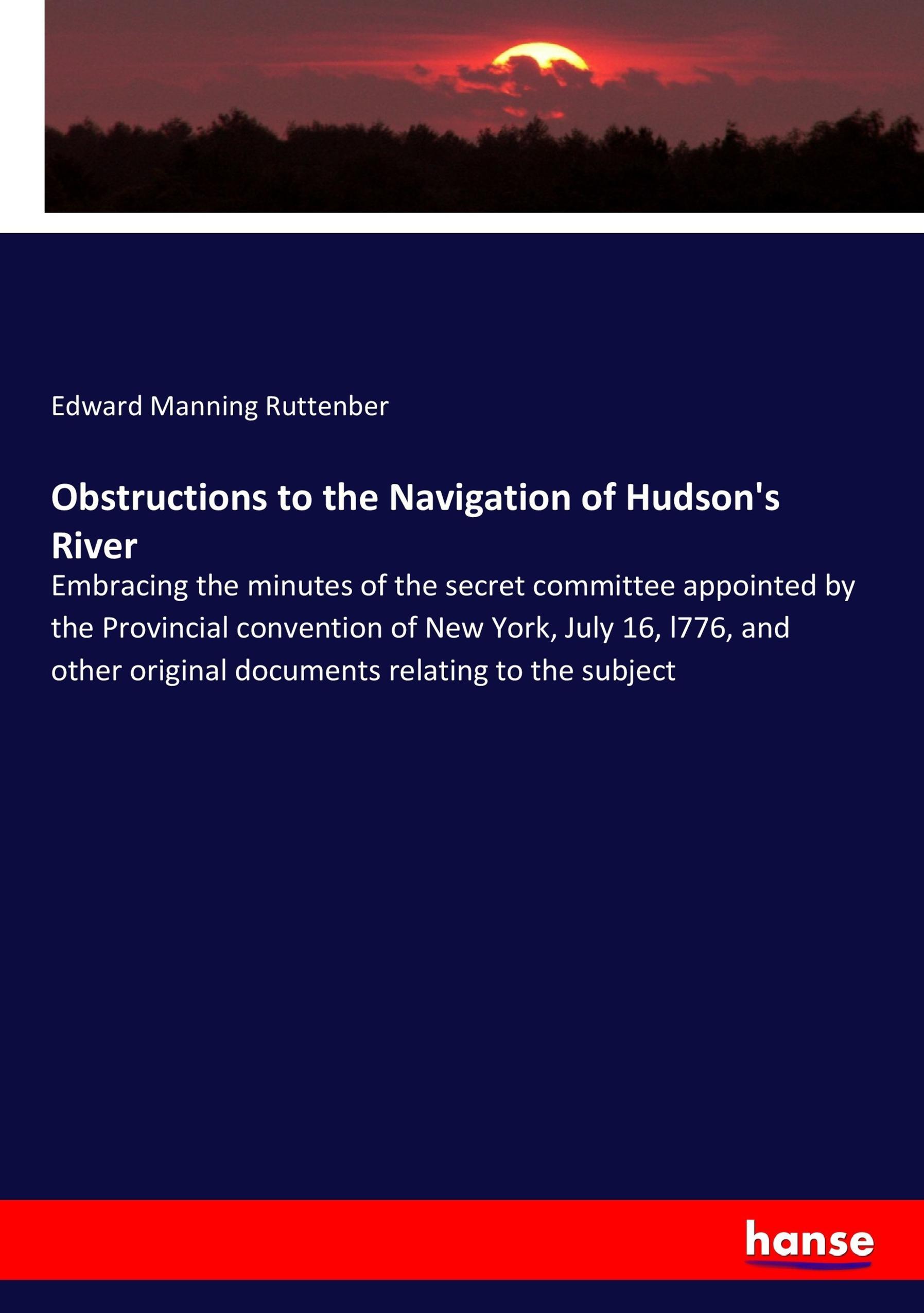 Vorderes Coverbild Obstructions to the Navigation of Hudson's River