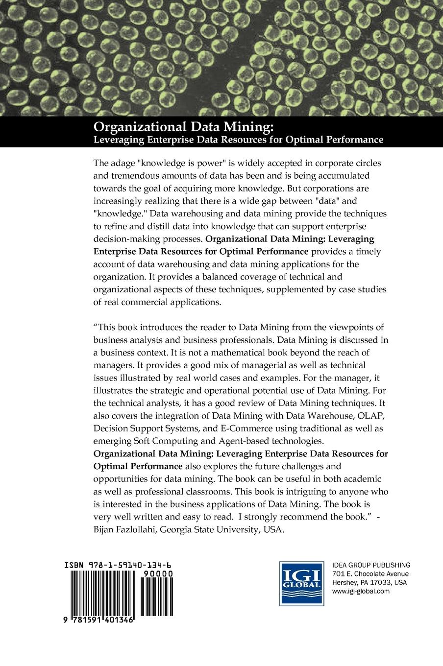 Rückseitencover Organizational Data Mining