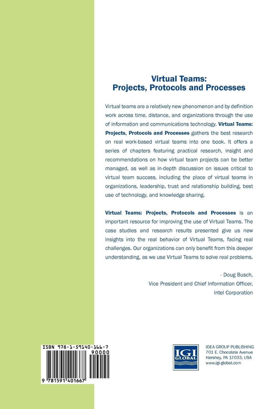 Rückseitencover Virtual Teams