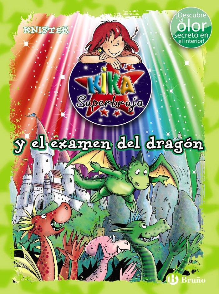 Vorderes Coverbild Kika Superbruja y el examen del dragón