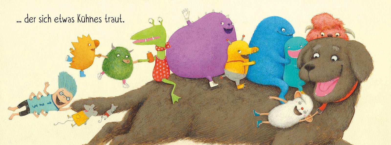 Beispielinhalt (Bild) 10 kleine bange Monster