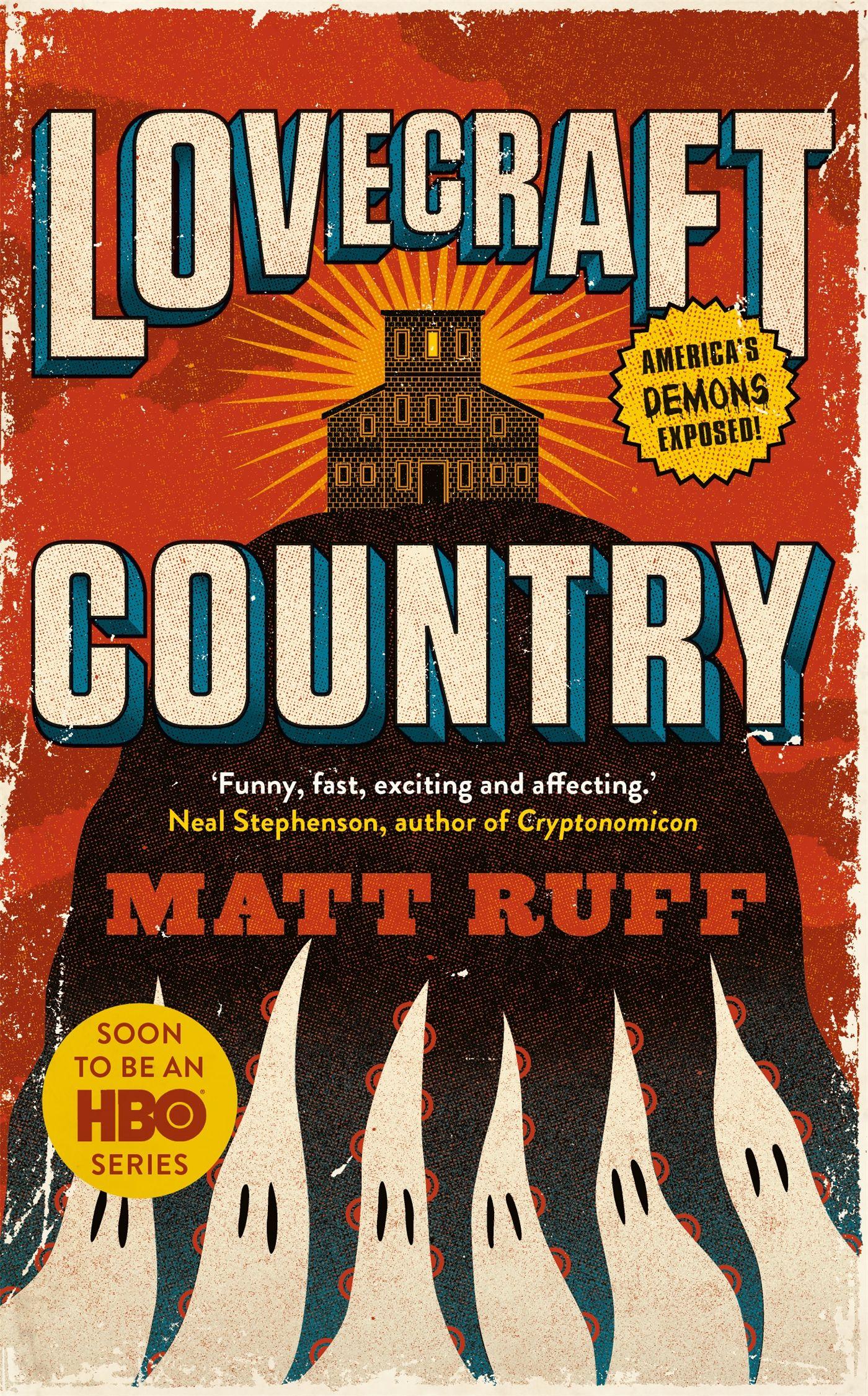 Vorderes Coverbild Lovecraft Country. TV Tie-Im